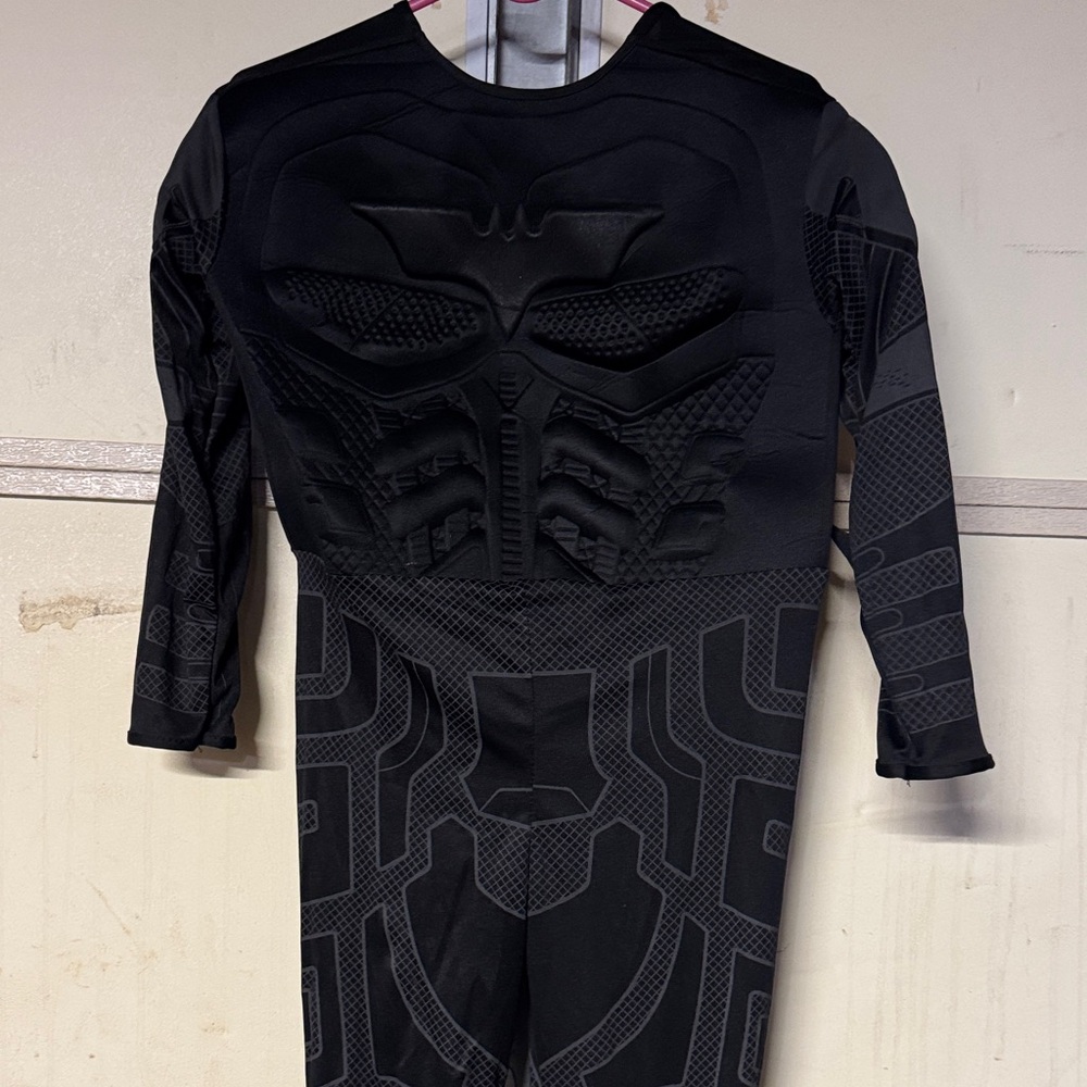 Kids Black Batman Superhero Costume